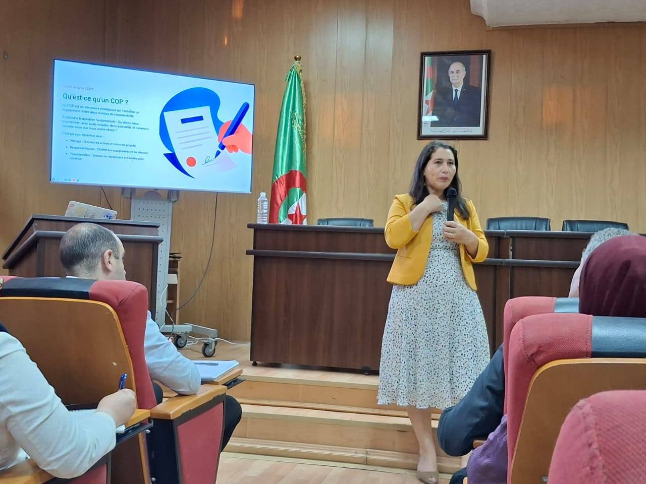 شاركت المدرسة في الدورة التكوينية الموسومة بـ: «إعداد وتنفيذ مشروع المؤسسة»
