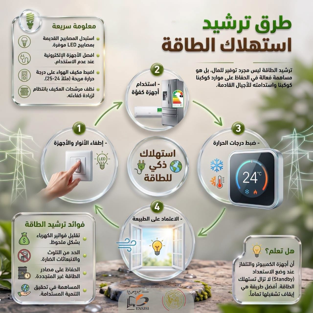 صيف أكثر وعياً… وترشيد للطاقة من أجل مستقبل مستدام
